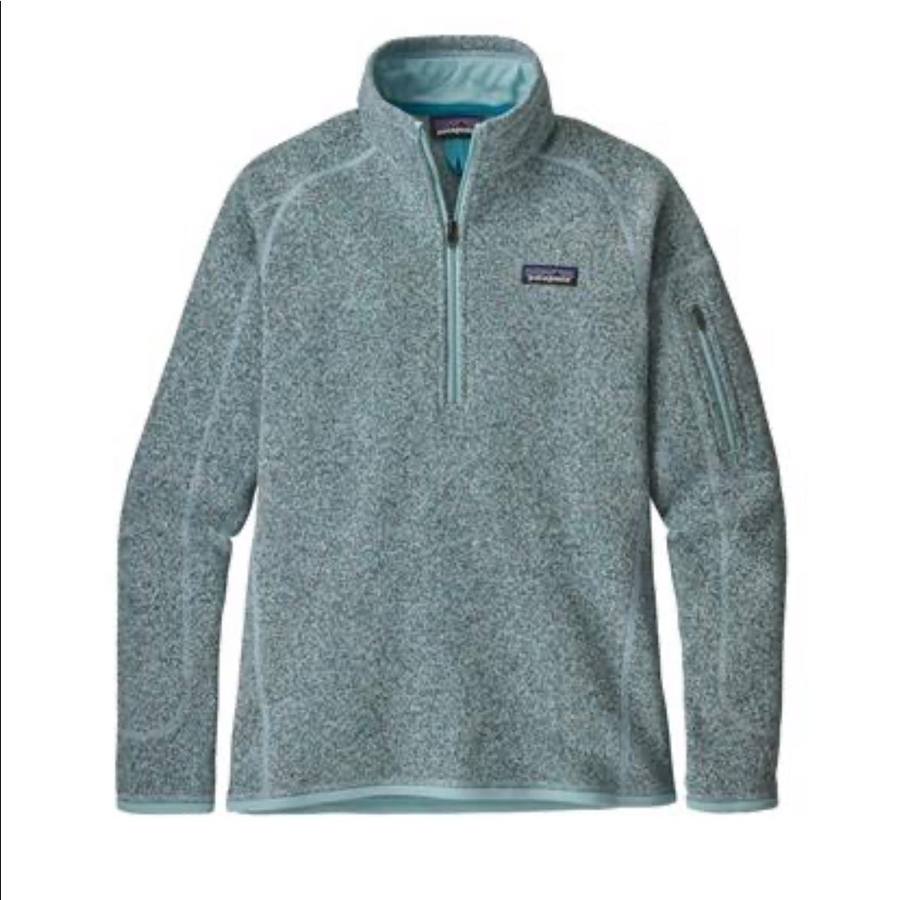Small Patagonia 1/4 Zip Better Sweater Atoll Blue